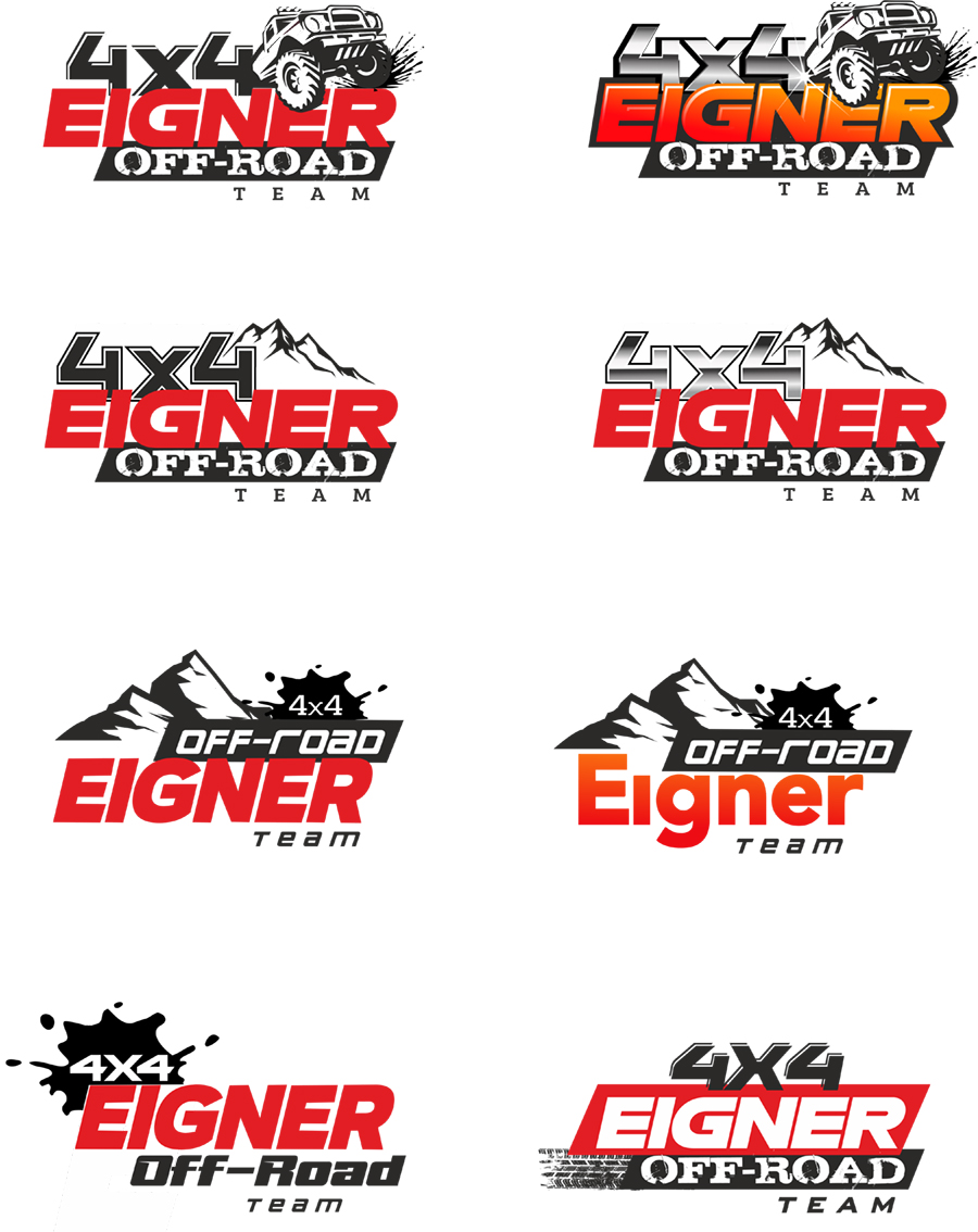 eltérő logo variációk